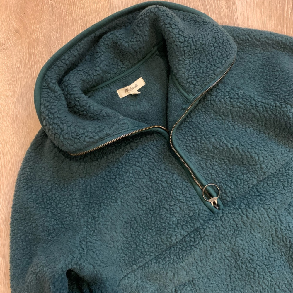 Madewell Polartec Fleece Half Zip Jacket - Picture 2 of 3